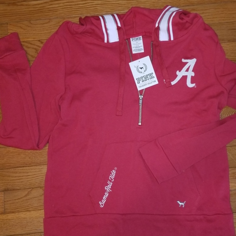 PINK Victoria Secret Alabama L 1/4 Zip Pullover